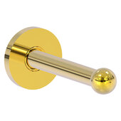  Traditional Collection Retractable Wall Hook in Polished Brass, 2'' Diameter x 3-3/4'' D x 2'' H