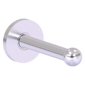  Traditional Collection Retractable Wall Hook in Satin Chrome, 2'' Diameter x 3-3/4'' D x 2'' H