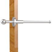  Traditional Retractable Pullout Garment Rod, Polished Chrome