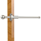  Traditional Retractable Pullout Garment Rod, Polished Nickel