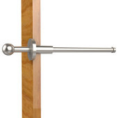  Traditional Retractable Pullout Garment Rod, Satin Nickel