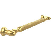  32 inch Grab Bar Reeded, Unlacquered Brass