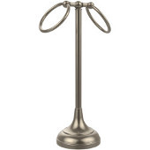  Vanity Top Collection Two Ring Guest Towel Holder, Premium Finish, Antique Pewter