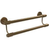  Tribeca Collection 18'' Double Towel Bar, Premium Finish, Brushed Bronze