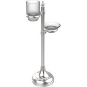  Vanity Top Multi-Accessory Ring Stand, Satin Chrome