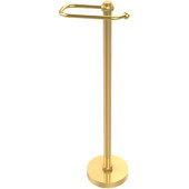  European Style Toilet Tissue Stand, Unlacquered Brass