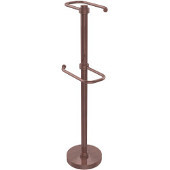  Free Standing Two Roll Toilet Tissue Stand, Antique Copper