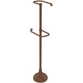  Free Standing Two Roll Toilet Tissue Stand, Antique Bronze