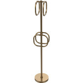  Towel Stand with 4 Integrated Towel Rings, Brushed Bronze