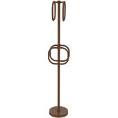  Towel Stand with 4 Integrated Towel Rings, Antique Bronze
