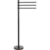  Towel Stand with 3 Pivoting 12 Inch Arms, Oil Rubbed Bronze
