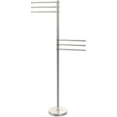  Vanity Top Collection Contemporary 6 Arm Towel Stand, Premium Finish, Polished Nickel