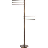  Towel Stand with 6 Pivoting 12 Inch Arms, Venetian Bronze