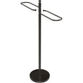  Contemporary Free Standing Floor Bath Towel Valet, Oil Rubbed Bronze