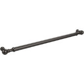  W-3/18 Series Waverly Place Collection 18'' W Refrigerator Pull with Smooth Round Knob Ends in Oil Rubbed Bronze (Premium Finish), Available in Multiple Finishes