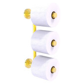  Waverly Place Collection 3-Roll Reserve Roll Toilet Paper Holder in Polished Brass, 2-3/16'' W x 7-1/4'' D x 13-5/8'' H