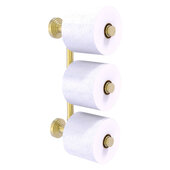  Waverly Place Collection 3-Roll Reserve Roll Toilet Paper Holder in Satin Brass, 2-3/16'' W x 7-1/4'' D x 13-5/8'' H
