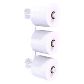  Waverly Place Collection 3-Roll Reserve Roll Toilet Paper Holder in Satin Chrome, 2-3/16'' W x 7-1/4'' D x 13-5/8'' H