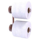  Waverly Place Collection 2-Roll Reserve Roll Toilet Paper Holder in Antique Copper, 6-1/4'' W x 2-1/4'' D x 7-3/4'' H