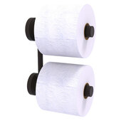  Waverly Place Collection 2-Roll Reserve Roll Toilet Paper Holder in Oil Rubbed Bronze, 6-1/4'' W x 2-1/4'' D x 7-3/4'' H