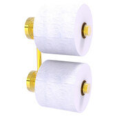  Waverly Place Collection 2-Roll Reserve Roll Toilet Paper Holder in Polished Brass, 6-1/4'' W x 2-1/4'' D x 7-3/4'' H