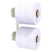  Waverly Place Collection 2-Roll Reserve Roll Toilet Paper Holder in Polished Nickel, 6-1/4'' W x 2-1/4'' D x 7-3/4'' H
