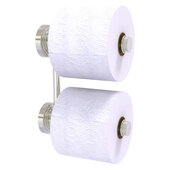 Waverly Place Collection 2-Roll Reserve Roll Toilet Paper Holder in Satin Nickel, 6-1/4'' W x 2-1/4'' D x 7-3/4'' H