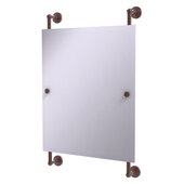  Waverly Place Collection Rectangular Frameless Rail Mounted Mirror in Antique Copper, 21'' W x 3-11/16'' D x 33'' H