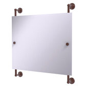  Waverly Place Collection Landscape Rectangular Frameless Rail Mounted Mirror in Antique Copper, 26'' W x 3-11/16'' D x 29'' H