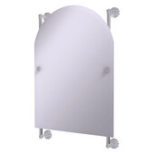  Waverly Place Collection Arched Top Frameless Rail Mounted Mirror in Polished Chrome, 21'' W x 3-11/16'' D x 32'' H