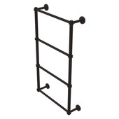  Waverly Place Collection 4-Tier 24'' Ladder Towel Bar with Smooth Accent in Oil Rubbed Bronze, 24'' W x 5-5/16'' D x 34'' H