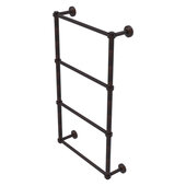  Waverly Place Collection 4-Tier 24'' Ladder Towel Bar with Smooth Accent in Venetian Bronze, 24'' W x 5-5/16'' D x 34'' H