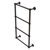  Waverly Place Collection 4-Tier 24'' Ladder Towel Bar with Dotted Detail in Antique Bronze, 24'' W x 5-5/16'' D x 34'' H