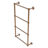  Waverly Place Collection 4-Tier 24'' Ladder Towel Bar with Dotted Detail in Brushed Bronze, 24'' W x 5-5/16'' D x 34'' H