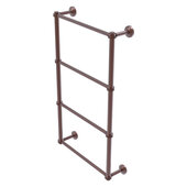  Waverly Place Collection 4-Tier 24'' Ladder Towel Bar with Dotted Detail in Antique Copper, 24'' W x 5-5/16'' D x 34'' H