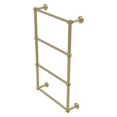  Waverly Place Collection 4-Tier 24'' Ladder Towel Bar with Dotted Detail in Satin Brass, 24'' W x 5-5/16'' D x 34'' H