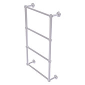  Waverly Place Collection 4-Tier 30'' Ladder Towel Bar with Dotted Detail in Satin Chrome, 30'' W x 5-5/16'' D x 34'' H