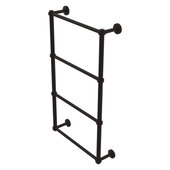  Waverly Place Collection 4-Tier 24'' Ladder Towel Bar with Grooved Detail in Oil Rubbed Bronze, 24'' W x 5-5/16'' D x 34'' H