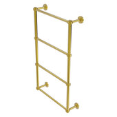  Waverly Place Collection 4-Tier 24'' Ladder Towel Bar with Grooved Detail in Polished Brass, 24'' W x 5-5/16'' D x 34'' H