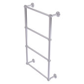  Waverly Place Collection 4-Tier 24'' Ladder Towel Bar with Grooved Detail in Polished Chrome, 24'' W x 5-5/16'' D x 34'' H