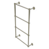  Waverly Place Collection 4-Tier 24'' Ladder Towel Bar with Grooved Detail in Polished Nickel, 24'' W x 5-5/16'' D x 34'' H
