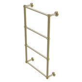  Waverly Place Collection 4-Tier 24'' Ladder Towel Bar with Grooved Detail in Satin Brass, 24'' W x 5-5/16'' D x 34'' H