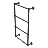  Waverly Place Collection 4-Tier 24'' Ladder Towel Bar with Grooved Detail in Venetian Bronze, 24'' W x 5-5/16'' D x 34'' H
