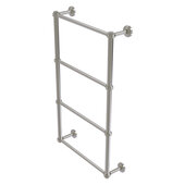  Waverly Place Collection 4-Tier 30'' Ladder Towel Bar with Grooved Detail in Satin Nickel, 36'' W x 5-5/16'' D x 34'' H
