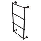 Waverly Place Collection 4-Tier 24'' Ladder Towel Bar with Twisted Detail in Oil Rubbed Bronze, 24'' W x 5-5/16'' D x 34'' H