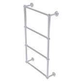  Waverly Place Collection 4-Tier 24'' Ladder Towel Bar with Twisted Detail in Polished Chrome, 24'' W x 5-5/16'' D x 34'' H