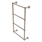  Waverly Place Collection 4-Tier 24'' Ladder Towel Bar with Twisted Detail in Antique Pewter, 24'' W x 5-5/16'' D x 34'' H