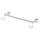  Waverly Place Collection 18'' Towel Bar with Integrated Hooks in Polished Chrome, 20-1/4'' W x 6'' D x 4-1/2'' H