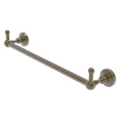  Waverly Place Collection 18'' Towel Bar with Integrated Peg Hooks in Antique Brass, 20-1/4'' W x 3-13/16'' D x 3-5/16'' H