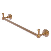  Waverly Place Collection 18'' Towel Bar with Integrated Peg Hooks in Brushed Bronze, 20-1/4'' W x 3-13/16'' D x 3-5/16'' H